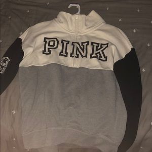 Pink half zip